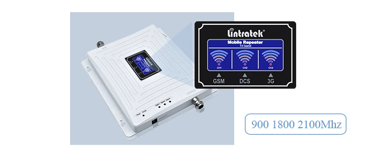 Lintratek 2G 3g 4G ретранслятор сигнала 900 2100 2600 Усилитель GSM 900 Ретранслятор 3g 2100 4G 2600 усилитель сигнала Triband GSM 3g LTE@ 5