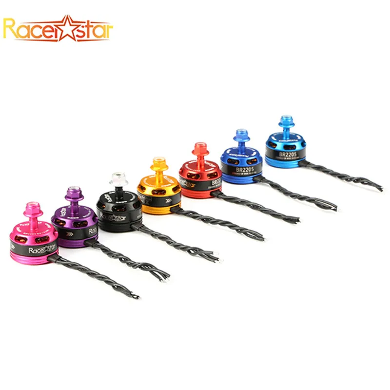 Racerstar Racing Edition 2205 BR2205 2300KV 2-4S бесщеточный двигатель CW CCW черный для QAV250 ZMR250 260 RC Drone Frame