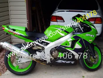 

Free Customized For NINJA ZX6R ZX 6R 636 ZX-6R ZX636 ZX-636 98 99 1998 green 1999 98-99 Fairing Kit