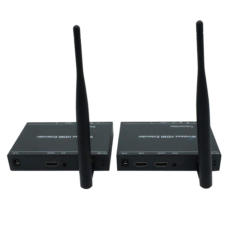 Беспроводной удлинитель для HDTV 3D Wi Fi HDMI HD 1080P 1 3 2 4/5 ГГц поддержка HDCP1.4|hdmi out|hdmi audiohdmi