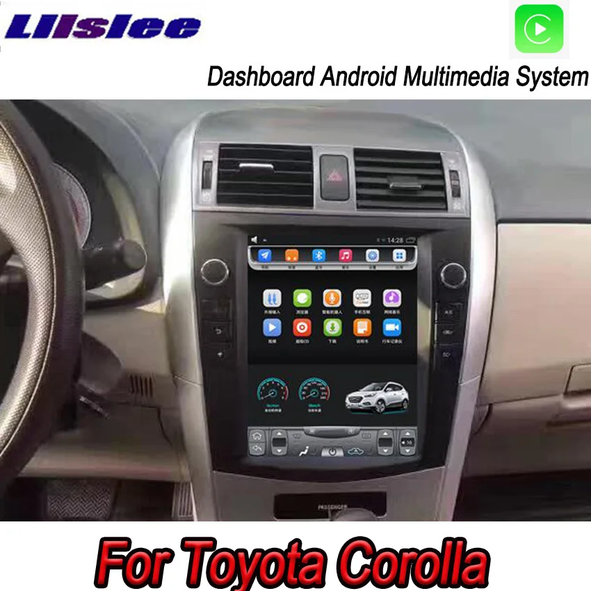 

Liislee 2 din Android For Toyota Corolla Big Screen Car Multimedia Player GPS Navigation Radio mirror link Bluetooth Carplay