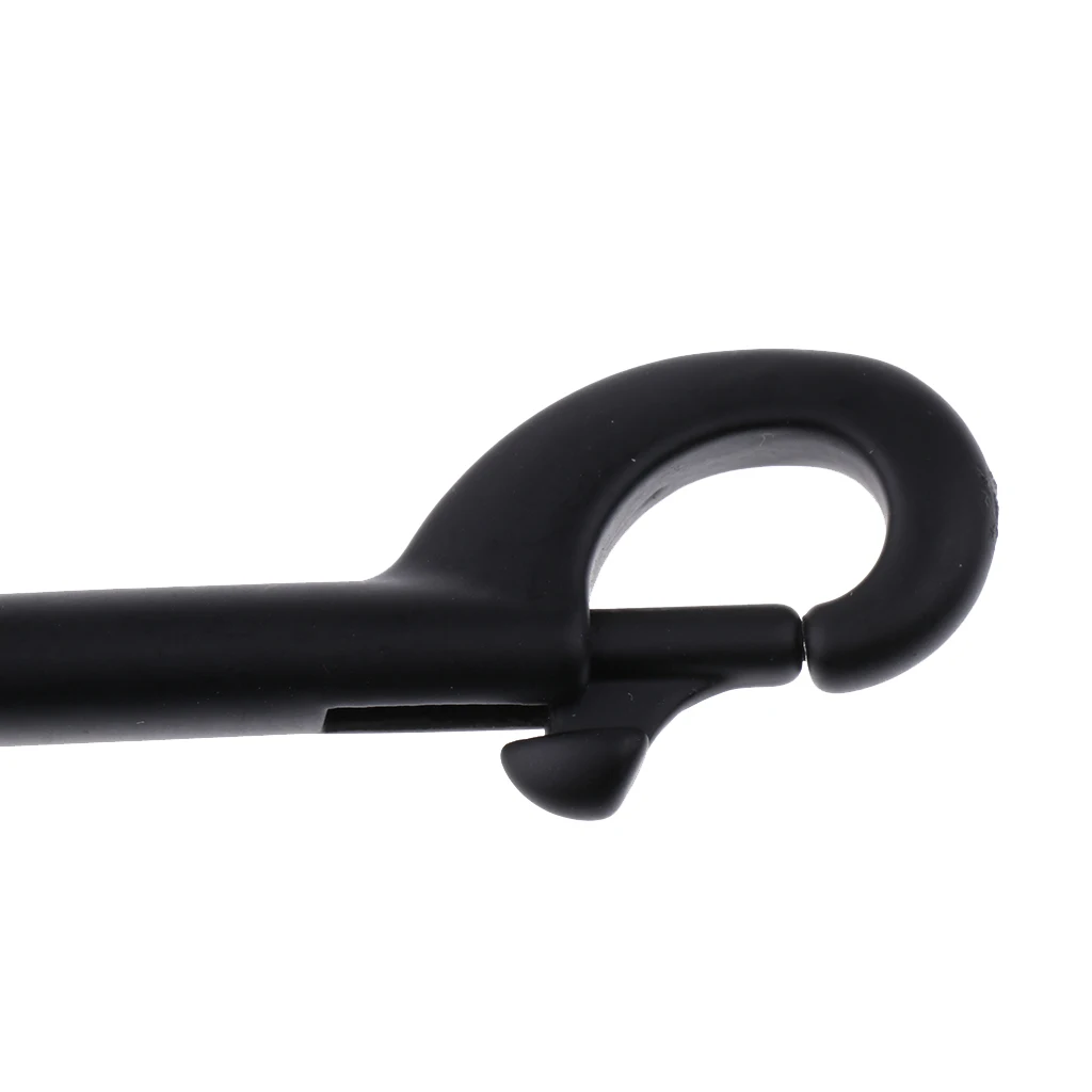 1 Pcs Heavy Duty Double End Bolt Snaps 316 Stainless Steel Hook for Scuba Diving Diver Black 90mm/100mm/115mm Fishing 