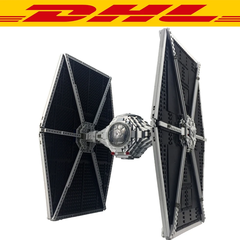 

2018 New 1685Pcs 35007 LELE Star Wars TIE Fighter Model Building Kits Blocks Bricks Figures Toys For Children Compatible 75095