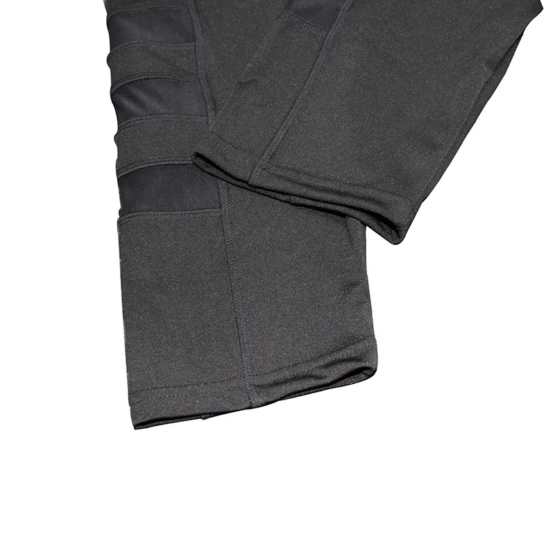 2019 Black Calf-length Fitness Pant Woman Casual Skinny Sport Legging Pants Ladies High Waist Running Gym Pocket Leggings Pants