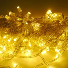 10m LED Curtain Icicle String Light 220V 100Leds Christmas Garland LED Faiy Xmas Party Garden Stage Outdoor Decorative Light