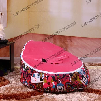 

FREE SHIPPING baby seat with 2pcs bright pink up cover baby bean bag chair baby bea bags kid bean bag chair bean bag chair