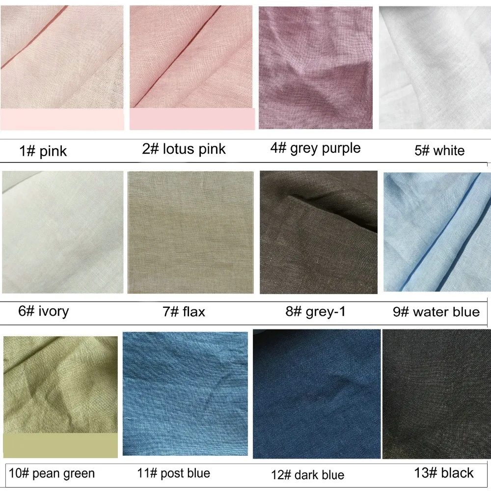 linen color card