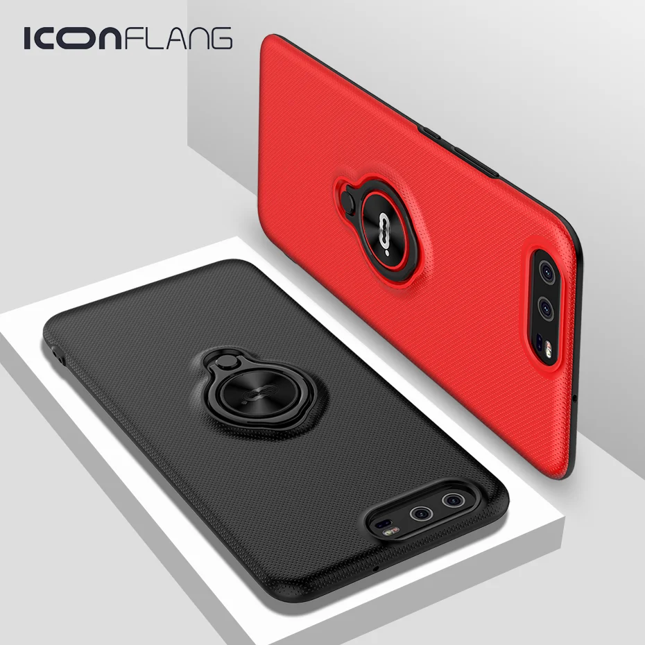 

Car Magnetic Cases For Huawei P10 P10 Plus Ring Holder PC Cover Shockproof Armor Phone Kickstand Case For Huawei P10