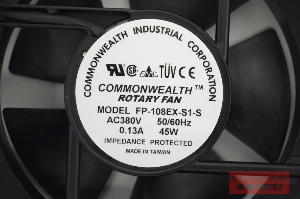 b 380v 0.13a 17250 17251 Ventilador de Refrigeração Novo Fp108ex-s1-s - Imagem 6