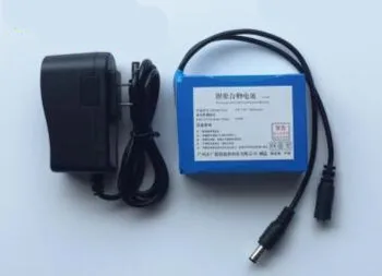 

Free ship 12V 3500mAh polymer lithium battery with 1A charger li-ion rechargeable battery GPS LED lamp DVD monitoring battery