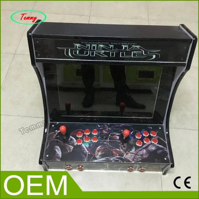 Best price at $380 Cheap 19 inch LCD Mini verticle type arcade table top machine with Classical games 645 in 1 Game PCB