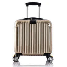 Чемодан женский Самолет специальный бизнес чехол на колесиках 18 дюймов Чехол для посадки универсальный колесный светильник 5 цветов Чехол для костюма леди маленький