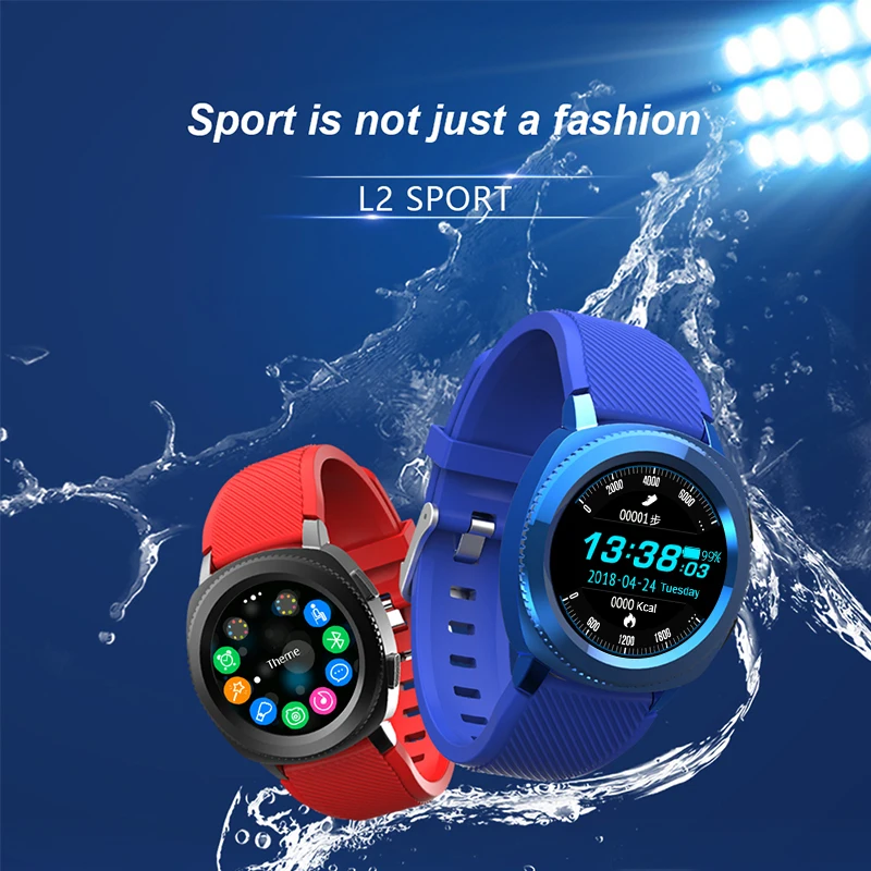 Microwear L2 Smart Watch smartwatch Bluetooth Call Swimming Waterproof BT Camera Sleep Monitor Sports Watch Heart Rate Sedentary