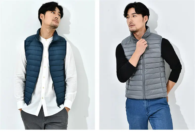 8Colors Winter Autumn 90% White Duck Down Vest Men Keep Warm Male parka Sleeveless Coat Man Muls Brand Cothing Feather Outwear-03