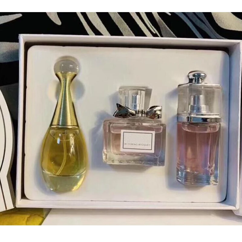 

High quality Q Version sample size 5ml*3bottle perfume Miss Mini Parfum Womens Original Fragrances for Women Deodora three sets