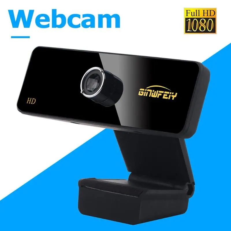 1080P HD USB2.0 ноутбук компьютер камера 360 градусов веб-камера Встроенный микрофон импортные оптические линзы Автоматический баланс белого