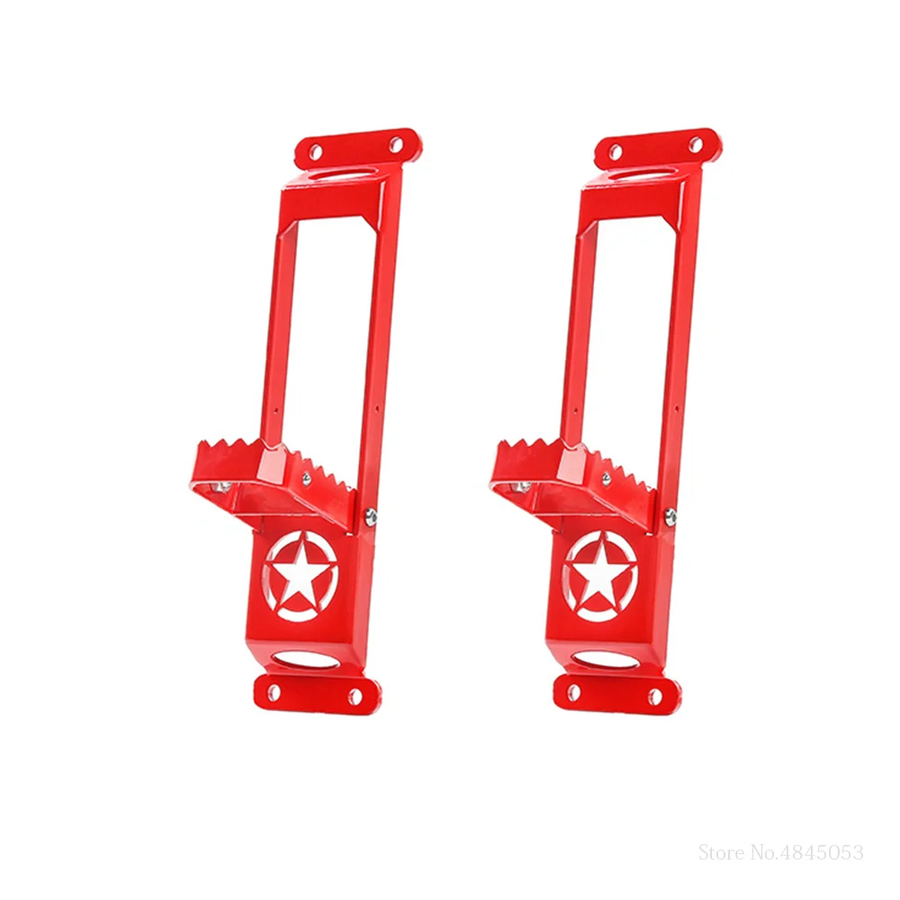 Для Jeep Wrangler JK JL 2007- наружные дверные панели подножки под заказ звезда опора для ноги стальные дверные шаги альпинистский комплект