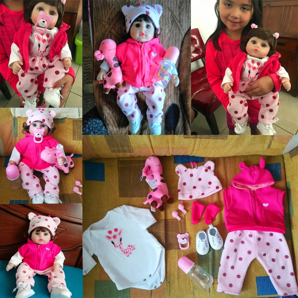 Оптовая продажа, Кукла Reborn Baby, ручная работа, одежда для тела, милые куклы для новорожденных, модная игрушка для девочек, детские