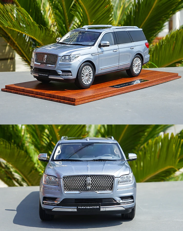 1:18 сплав LINCOLN NAVIGATOR литая под давлением модель автомобиля оригинальная коробка авторизованные подлинные детские игрушки