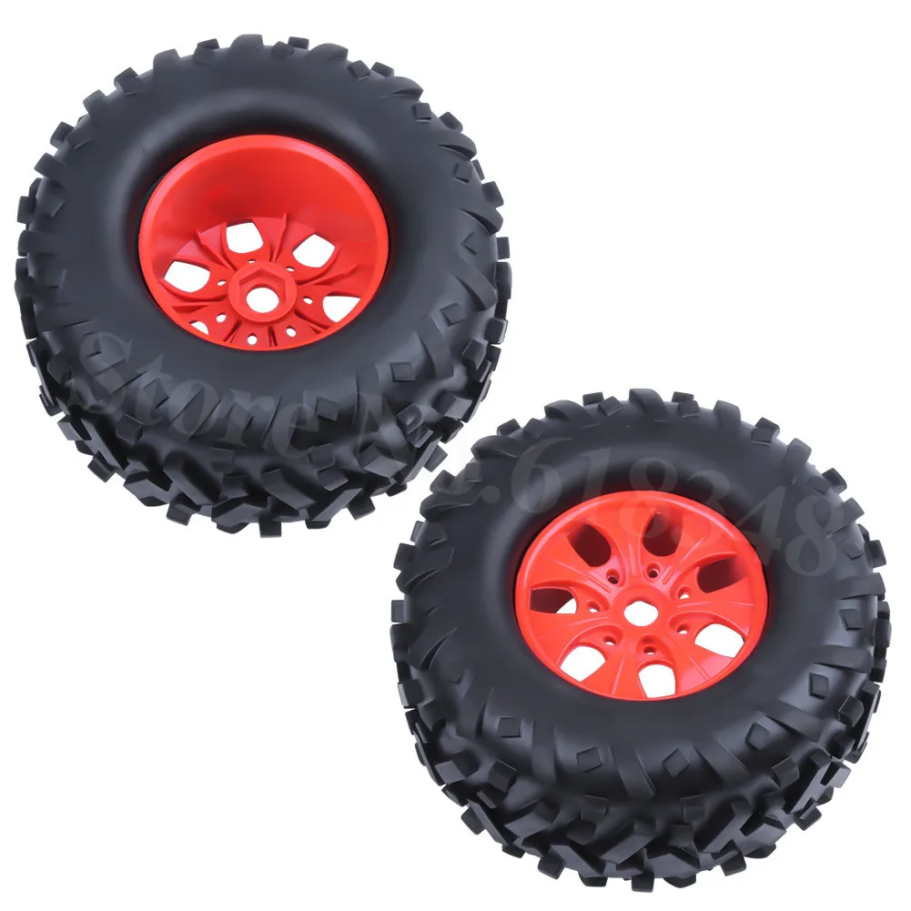 4 шт. RC 17 мм шестигранные шины и колесные диски 170x85 мм поролоновые вставки для 1/8 Monster Truck Bigfoot шины HPI TRAXXAS Himoto HSP Baja 5B - Цвет: Type 10