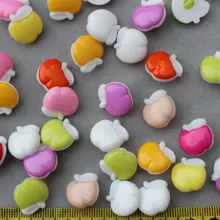 800 шт.-Пластик Apple хвостовика дети конфеты Пуговицы разнообразие цветов 14mm-lk0038