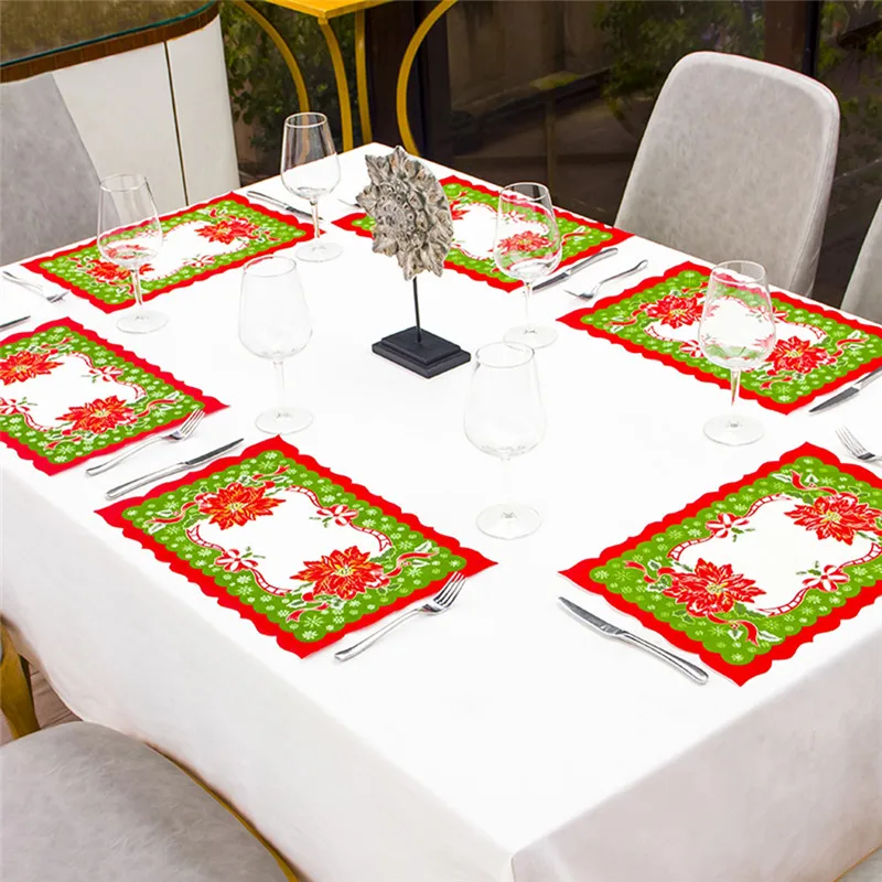 Aliexpress.com : Buy 1PC Christmas Placemat Table Mat Dining Pads Home
