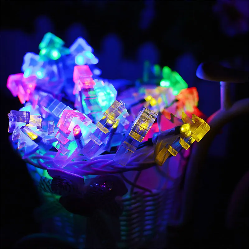 DCOO 20/30/50LED Solar String Lights Christmas Tree Lights Waterproof Decoration Festival Flash Light For Indoor/outdoor Garden