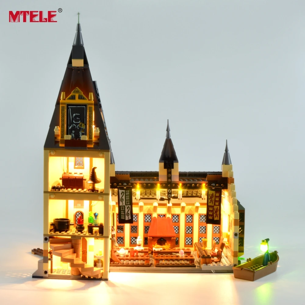 Набор светодиодсветильник Ки MTELE для 75954 Great Hall совместимый с 16052 (модель в