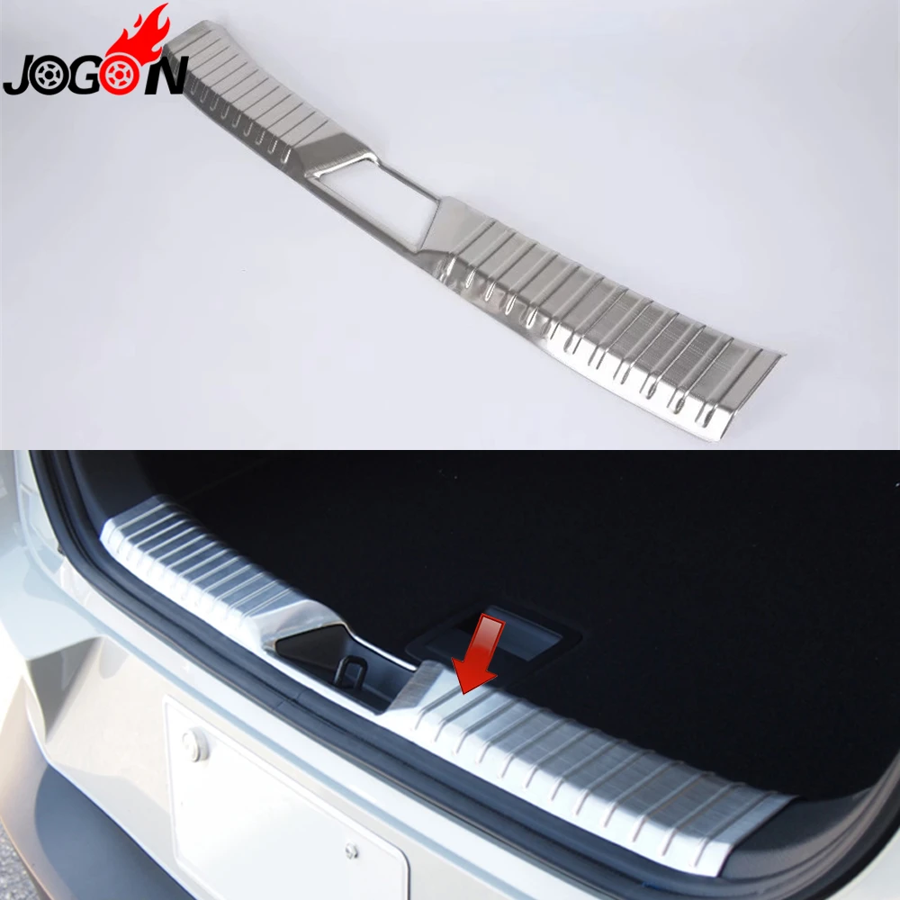 

For Mazda CX-3 CX3 2016 2017 2018 Car Styling Interior Trunk Rear Bumper Protector Scuff Sill Plate Cover Trim Stainless Steel