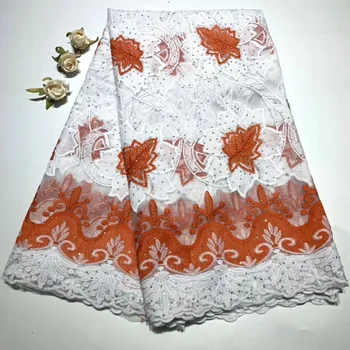 High Quality African Lace Fabric New French Lace cord fabric with stones Nigerian Lace Fabrics for women Dress DFN63 High Quality African Lace Fabric New French Lace cord fabric with stones Nigerian Lace Fabrics for women Dress DFN63