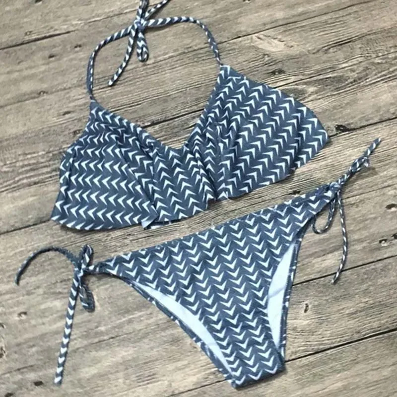 

TDFunlive Swimwear Women Swimsuit Push Up Swimwear Female Sexy Bandeau Bikini set Ladies Brazilian Beach Bathing Suit bandage