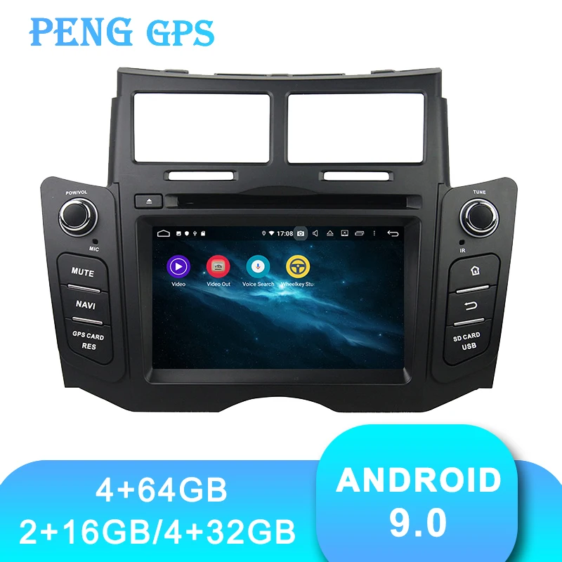 

Latest Android 9 Car DVD player GPS Navigation for Toyota Yaris 2005-2011 Head Unit Multimedia Player Stereo Radio Car Recorder