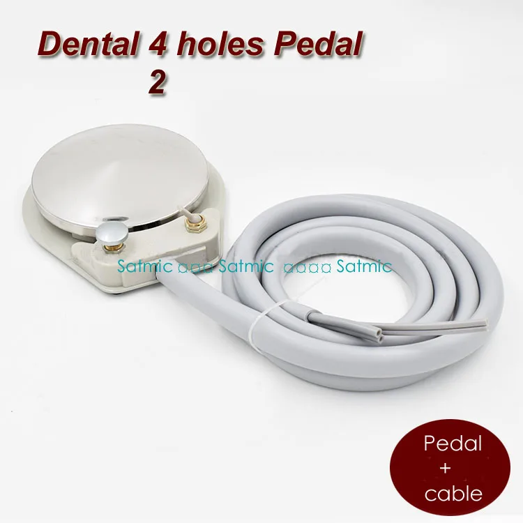 

Dental foot controller 2 holes 4 Holes footswitch dental Pedal foot control equipment pedal Dental chair Cable dental chair unit