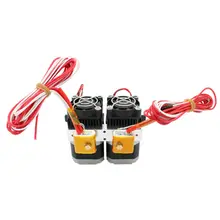ANYCUBIC обновления Makerbot Новый MK8 Двойной Экструдер Сопла 0.4 ММ Двойная Головка Принтера Для 3D Принтер 1.75 мм Нити