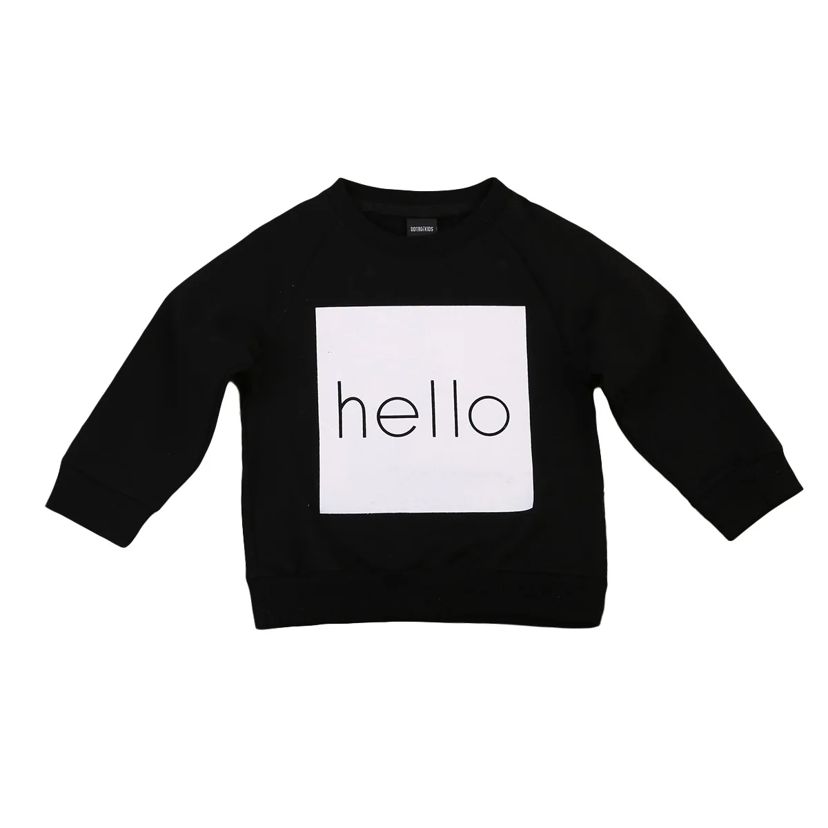 유아 헬로 베이비 티셔츠, 가을 긴 소매, 아기 남아/여아 풀오버, 따뜻한 후드 티, 스웨터 셔츠, 상의baby tshirt