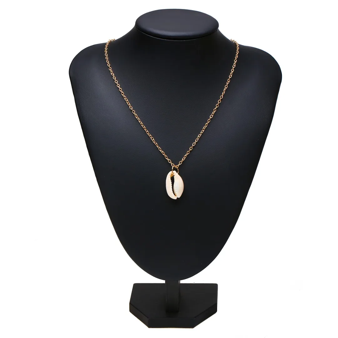Vinatge Maxi Chokers Necklace Charming Beach Jewelry Shellhard Shells Cowrie Choker Necklace collares collier For Women