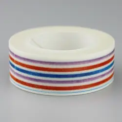1,5 см цвет полосы клей клейкие ленты для Скрапбукинг DIY Craft Sticky деко маскировки японский Бумага васи клейкие ленты