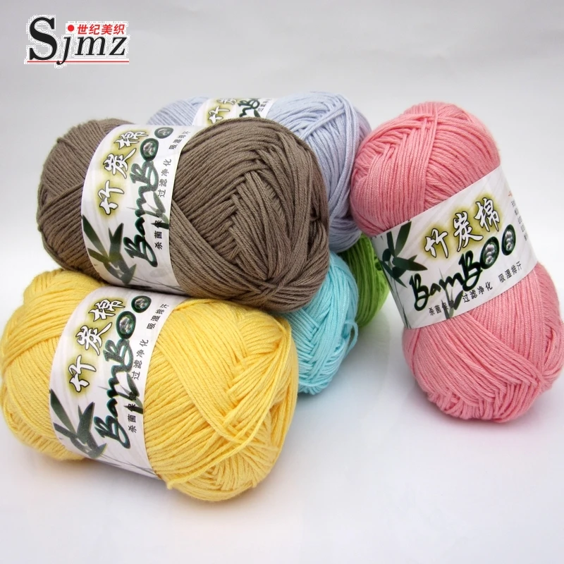 

Wholesale, top grade 500g/lot free shipping Bamboo cotton tencel bamboo cotton baby yarn baby yarn child yarn