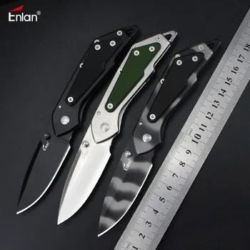 

Enlan M017 8cr13mov Blade Folding Outdoor Camping Hunting Cuting Tool Mini Pocket Utility Knife Portable Collection EDC Tool