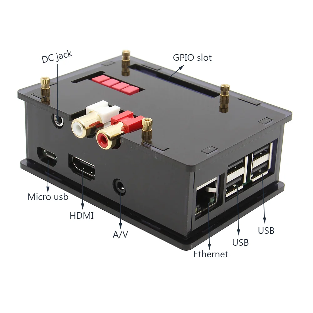Плата расширения Raspberry Pi Hi Fi DAC PCM5122 аудио модуль для Plus / Pi3 2B B +|Аксессуары