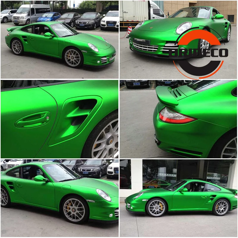 green matte metallic wraps (2)
