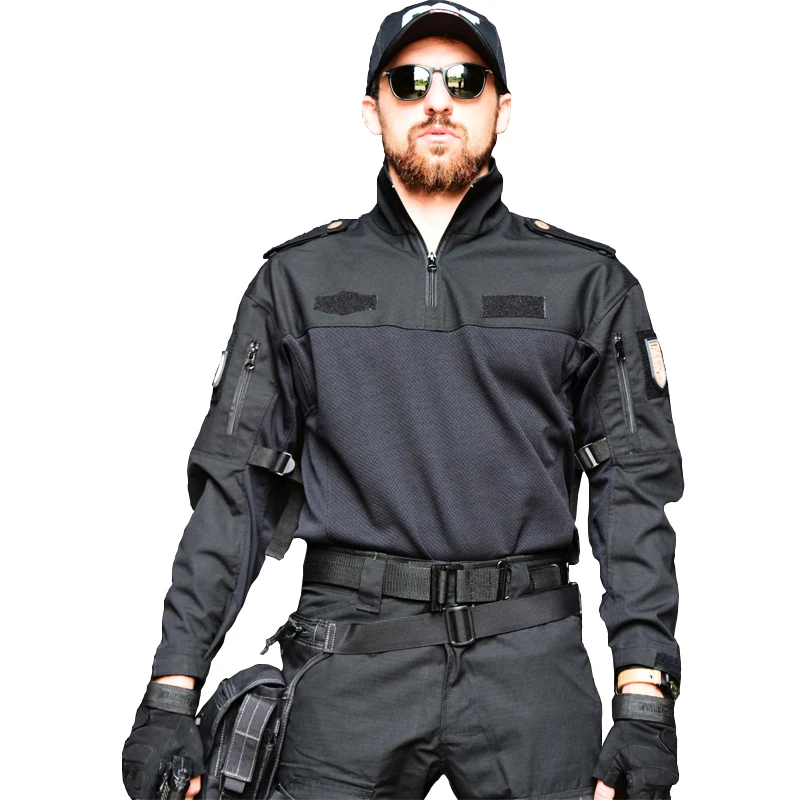 MAGCOMSEN/камуфляжные футболки в военном стиле; армейские тактические футболки с длинными рукавами; эластичные футболки с принтом «рип-стоп»; одежда для охоты