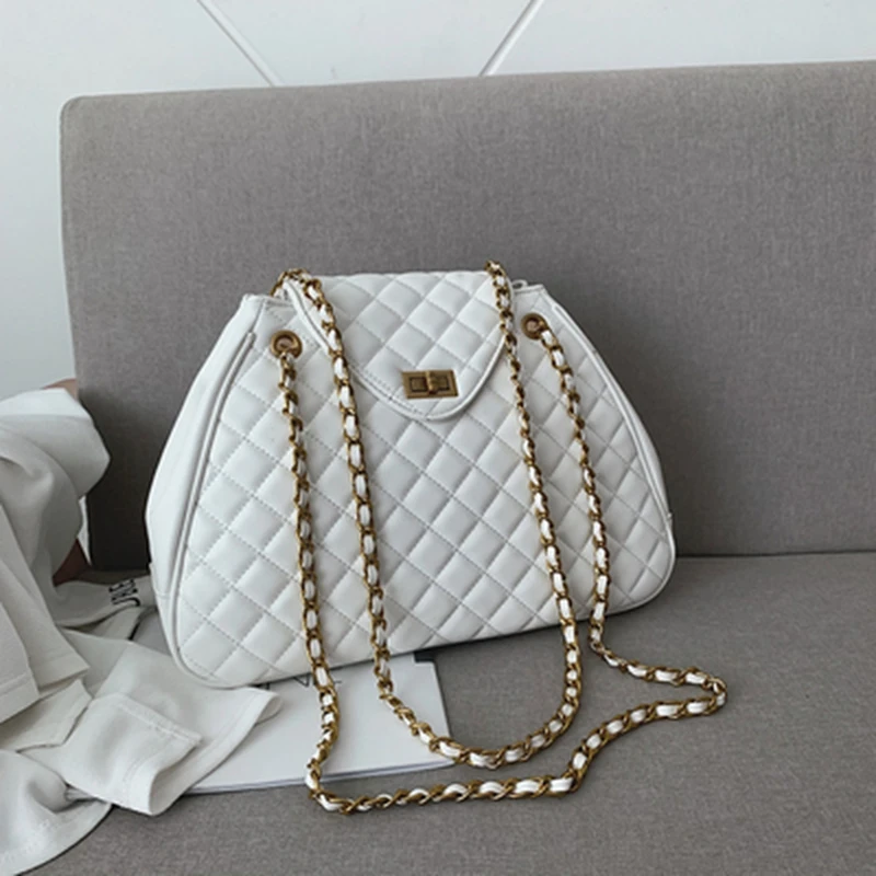 Large Shoulder Bag Women Travel Bags Leather Pu Quilted Bag Female Luxury Handbags Women Bags Designer Sac A Main Femme