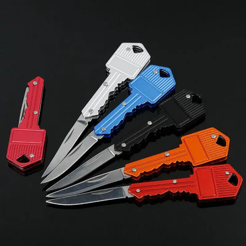 

Pocket Folding Blade Key Knife Mini Camping Knife Key for Camping Hunting Fishing Outdoor Survival Tool 12.5CM