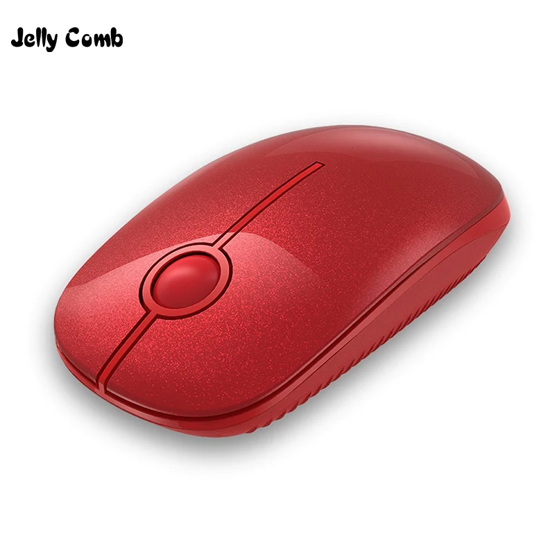 Shipped From Russian! Jelly Comb Wireless Mouse Multi-Color 1600 DPI Mute Mouse For Mac book Computer Office Mice for Laptop PC
