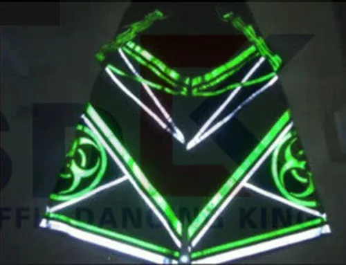 Pants Melbourne Shuffle Fluorescence Raver ore Techno Hardstyle Tanz Hose Fluoreszierend DJ