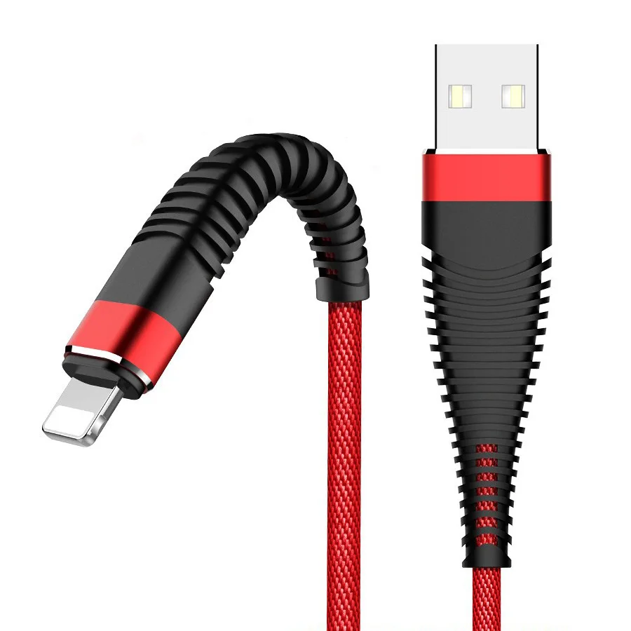 

1M Fast Charging Cables Ultra Durable USB Charger Mobile Phone Cable Fast Charge for Android IOS Type-C