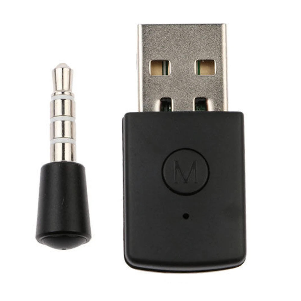 100 шт. Bluetooth 4,0 адаптер приемник USB2.0 Порты и разъёмы 3,5 мм разъем Bluetooth 4,0 адаптер приемник для Игровые приставки 4 для PS 4
