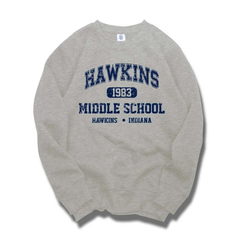 Stranger Things Hawkins Middle School Eleven Sweatshirts Thicken