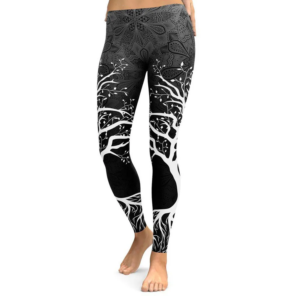 

*Women Yoga Fitness Leggings Pants Running Gym Stretch Sports High Elastic Waist Pants Trousers Printing Ropa Deporte Mujer/0.75